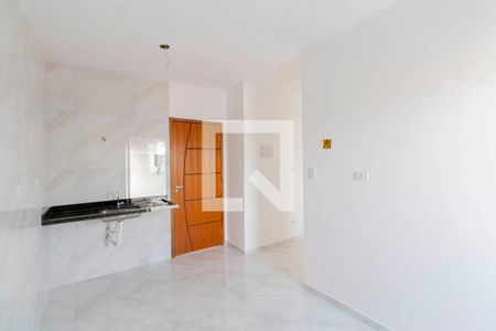 Sala e Cozinha Integrada  de apartamento para alugar com 2 quartos, 41m² em Jardim Popular, São Paulo