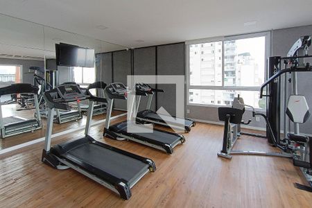 Studio para alugar com 32m², 1 quarto e sem vagaAcademia