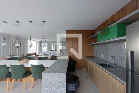 Studio para alugar com 32m², 1 quarto e sem vagaÁrea comum - Salão de festas