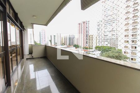 Varanda da Sala de apartamento à venda com 4 quartos, 360m² em Jardim Anália Franco, São Paulo