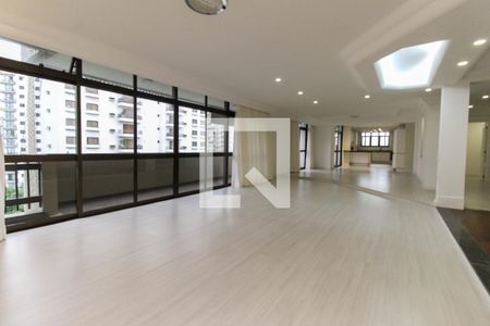 Sala de apartamento à venda com 4 quartos, 360m² em Jardim Anália Franco, São Paulo