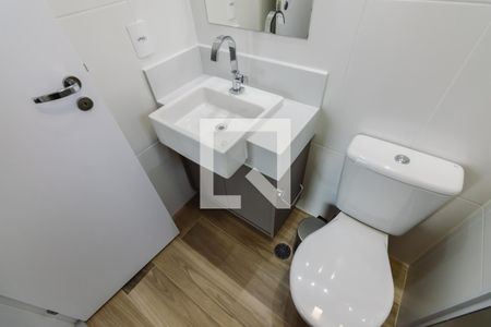 Banheiro de kitnet/studio à venda com 1 quarto, 22m² em Perdizes, São Paulo