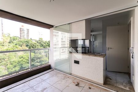 Varanda de apartamento para alugar com 2 quartos, 80m² em Jardim Fonte do Morumbi, São Paulo