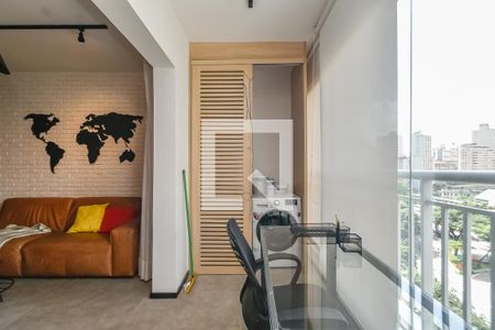 Varanda de kitnet/studio à venda com 1 quarto, 44m² em Centro Histórico de São Paulo, São Paulo