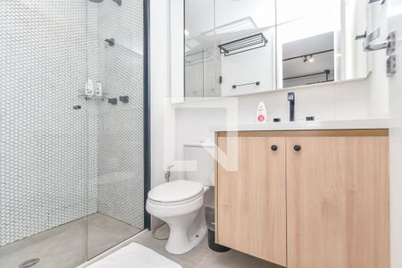 Banheiro de kitnet/studio à venda com 1 quarto, 44m² em Centro Histórico de São Paulo, São Paulo