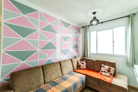 Sala de apartamento para alugar com 2 quartos, 47m² em Jardim Helga, São Paulo