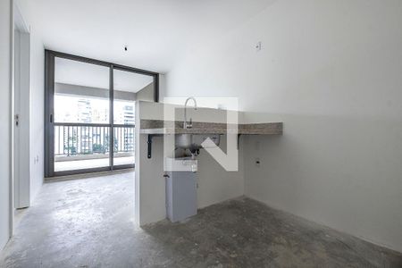 Sala/Cozinha de apartamento à venda com 1 quarto, 44m² em Paraíso, São Paulo