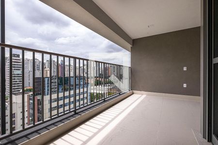 Varanda de apartamento à venda com 1 quarto, 44m² em Paraíso, São Paulo