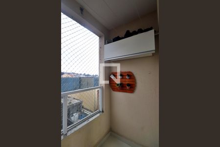 Varanda da Sala de apartamento para alugar com 2 quartos, 50m² em Utinga, Santo André