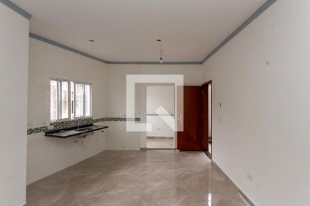 Sala e cozinha de apartamento à venda com 2 quartos, 50m² em Vila Santa Virginia, São Paulo