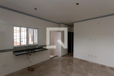 Sala e Cozinha de apartamento para alugar com 2 quartos, 50m² em Vila Santa Virginia, São Paulo