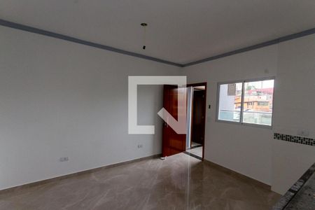 Sala e cozinha de apartamento para alugar com 2 quartos, 50m² em Vila Santa Virginia, São Paulo