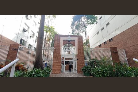 Apartamento para alugar com 60m², 1 quarto e 1 vagaFachada e portaria