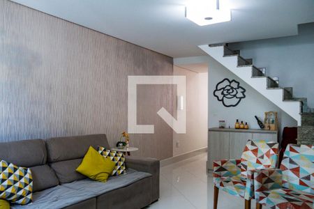 Sala de casa à venda com 3 quartos, 162m² em Vila Curuca, Santo André