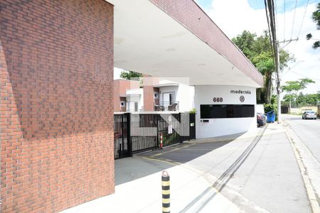 Casa de condomínio para alugar com 105m², 3 quartos e 2 vagasFachada e portaria