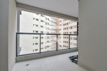 Varanda de apartamento para alugar com 2 quartos, 45m² em Bela Vista, São Paulo