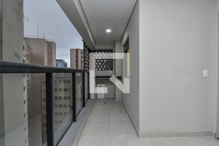 Varanda de apartamento para alugar com 2 quartos, 45m² em Bela Vista, São Paulo