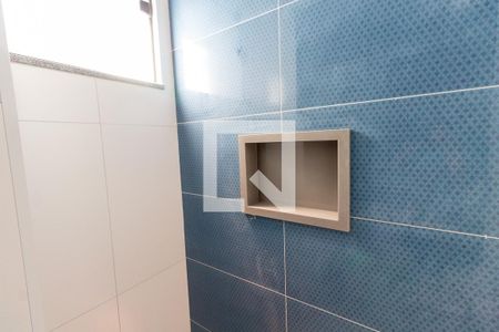 Apartamento à venda com 40m², 2 quartos e sem vagaDetalhe do banheiro