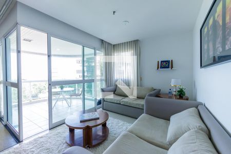 Sala de apartamento à venda com 1 quarto, 48m² em Barra da Tijuca, Rio de Janeiro