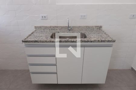 Cozinha de kitnet/studio para alugar com 1 quarto, 26m² em Parque Paulistano, São Paulo