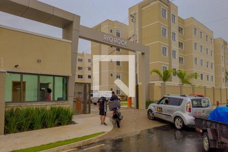 Fachada do condomínio de apartamento para alugar com 2 quartos, 50m² em Campo Grande, Rio de Janeiro