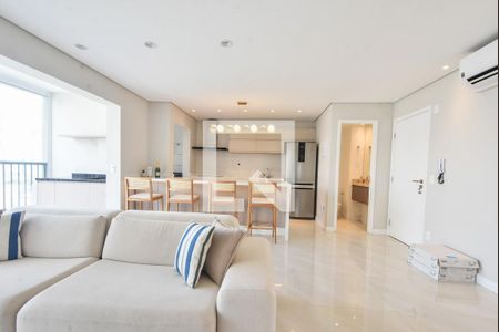 Sala de Estar de apartamento para alugar com 2 quartos, 77m² em Vila Cordeiro, São Paulo