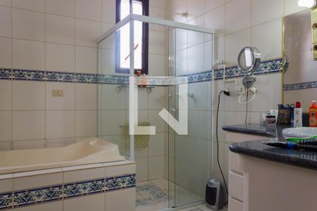 Banheiro da Suíte 1 de casa de condomínio à venda com 3 quartos, 239m² em Planalto, São Bernardo do Campo