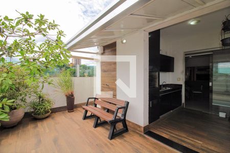 Apartamento à venda com 200m², 3 quartos e 3 vagasEspaço gourmet - área externa