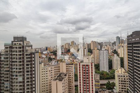 Vista da Varanda de kitnet/studio para alugar com 1 quarto, 23m² em Bela Vista, São Paulo