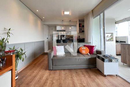 Sala de apartamento à venda com 3 quartos, 96m² em Vila Anastácio, São Paulo