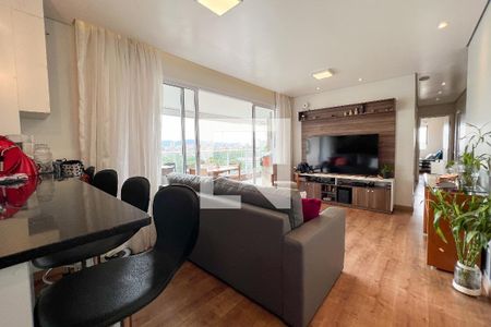 Sala de apartamento à venda com 3 quartos, 96m² em Vila Anastácio, São Paulo