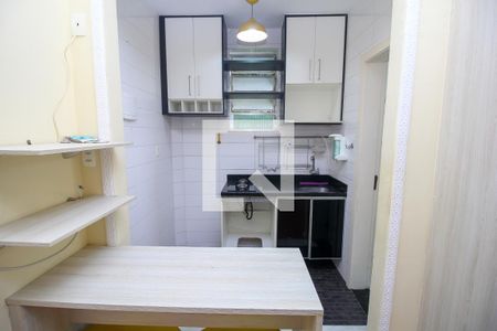Cozinha - Armários de kitnet/studio para alugar com 1 quarto, 21m² em Catete, Rio de Janeiro