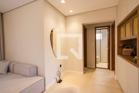 Sala de apartamento para alugar com 2 quartos, 55m² em Santa Mônica, Uberlândia