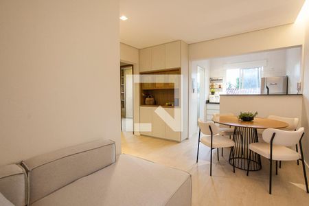 Sala de apartamento para alugar com 2 quartos, 55m² em Santa Mônica, Uberlândia