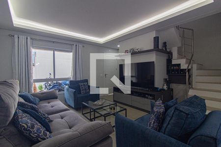 Sala de casa de condomínio para alugar com 3 quartos, 120m² em Santa Felicidade, Curitiba