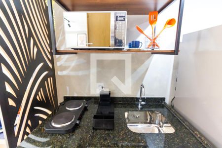 Studio para alugar com 24m², 1 quarto e sem vaga Studio para alugar com 24m², 1 quarto e sem vagaCozinha