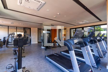 Studio para alugar com 24m², 1 quarto e sem vaga Studio para alugar com 24m², 1 quarto e sem vagaÁrea comum - Academia