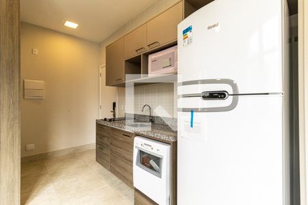 Studio à venda com 43m², 1 quarto e sem vagaCozinha - Geladeira