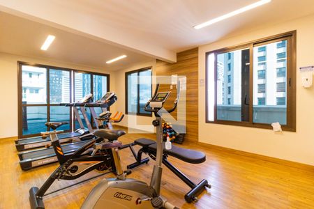 Studio à venda com 29m², 1 quarto e sem vagaAcademia