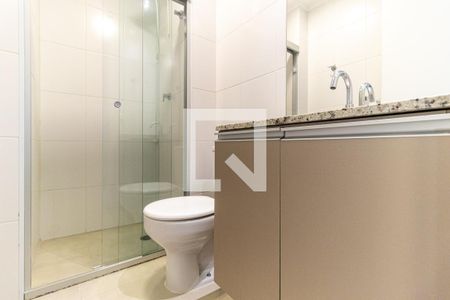 Banheiro de kitnet/studio à venda com 1 quarto, 29m² em Centro Histórico de São Paulo, São Paulo