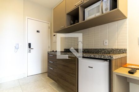 Cozinha de kitnet/studio à venda com 1 quarto, 29m² em Centro Histórico de São Paulo, São Paulo
