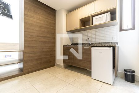 Studio à venda com 40m², 1 quarto e sem vagaCozinha - Frigobar