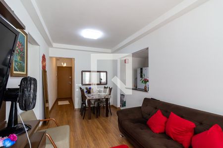 Sala de apartamento para alugar com 2 quartos, 74m² em Canto do Forte, Praia Grande