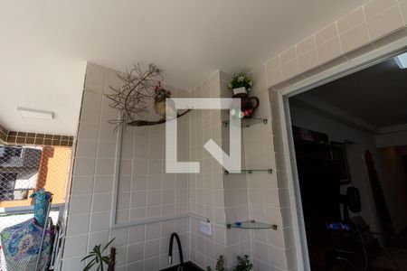 Detalhe da varanda de apartamento para alugar com 2 quartos, 74m² em Canto do Forte, Praia Grande