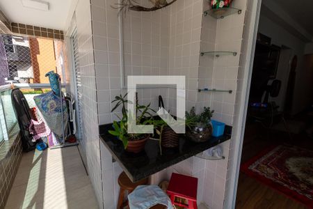 Detalhe da varanda de apartamento para alugar com 2 quartos, 74m² em Canto do Forte, Praia Grande