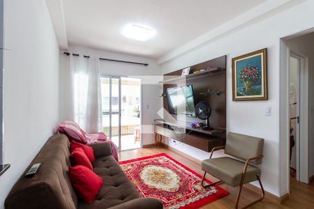 Sala de apartamento para alugar com 2 quartos, 74m² em Canto do Forte, Praia Grande
