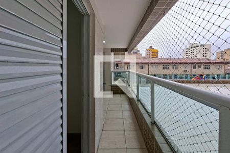 Varanda  de apartamento para alugar com 2 quartos, 74m² em Canto do Forte, Praia Grande