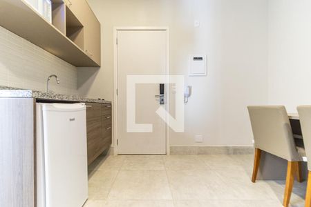 Studio à venda com 39m², 1 quarto e sem vagaCozinha - Frigobar