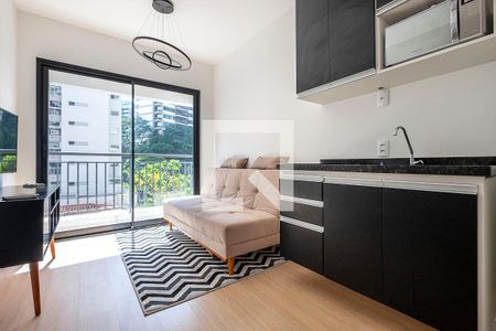 Sala/Cozinha de apartamento para alugar com 1 quarto, 30m² em Sumaré, São Paulo