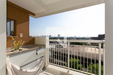 Varanda da Sala de apartamento para alugar com 2 quartos, 55m² em Alto do Pari, São Paulo